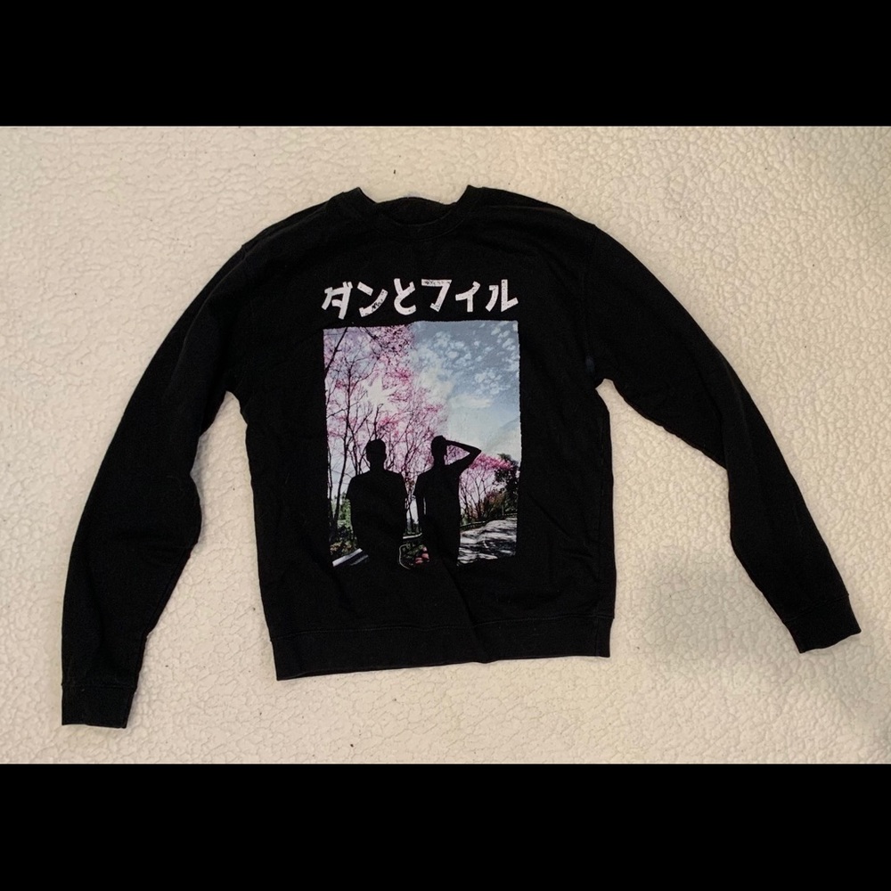 Dan and Phil blossom crew neck